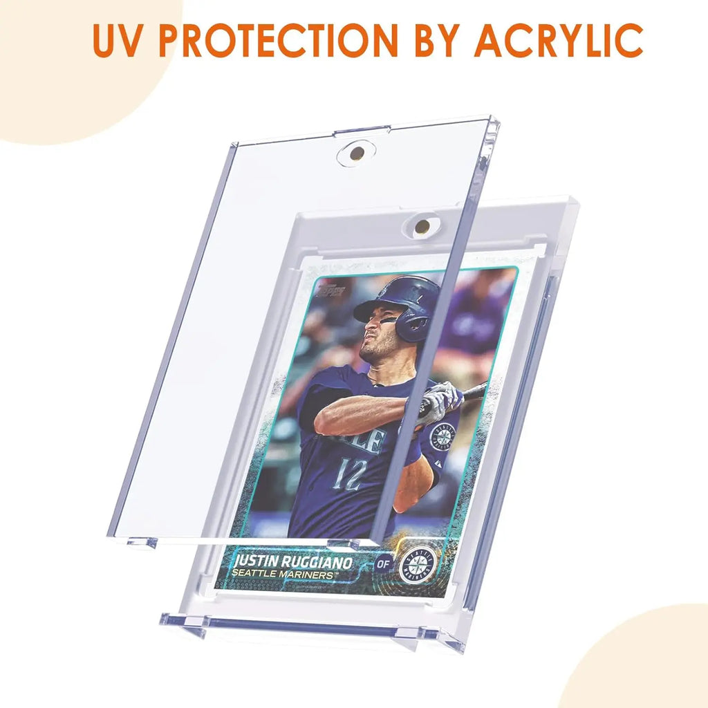 Acrylic Card Display Stand Set – Magnetic Card Holder Display for Trading Cards