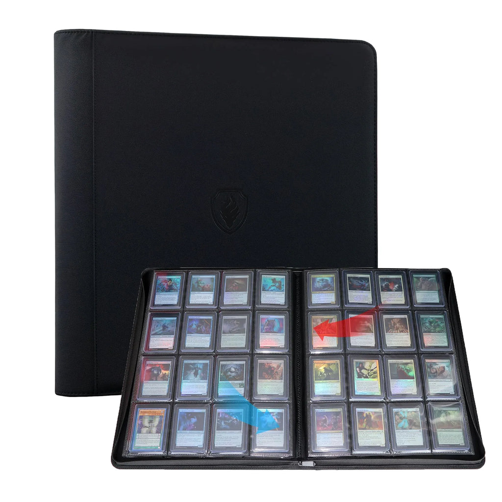 Premium 16-Pocket Toploader Binder – Holds 640 Cards