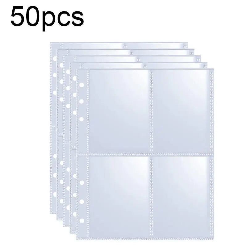 A5 Trading Card Binder – 4 Pocket Ring Album