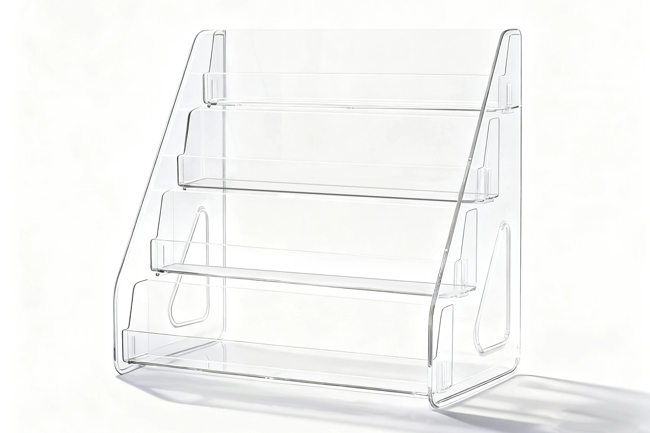 4-Tier Acrylic Display Stand for 16 Graded Trading Cards