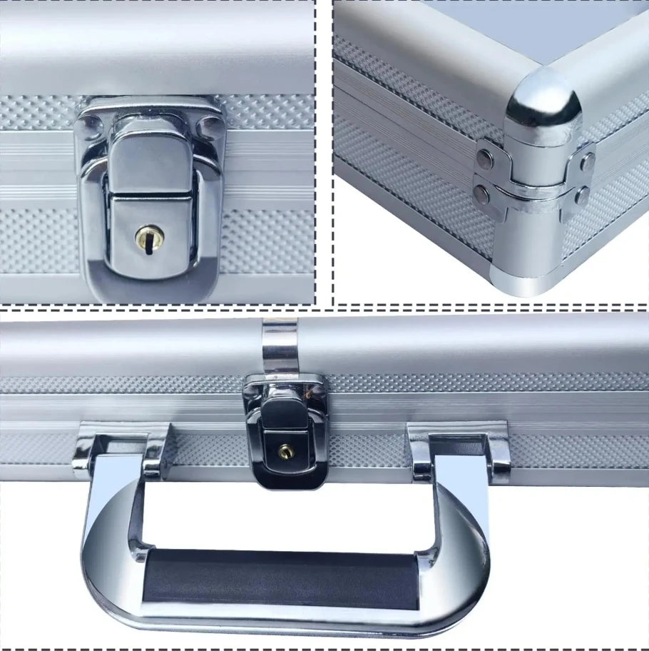 Lockable Aluminum Display Case for Graded & Trading Cards