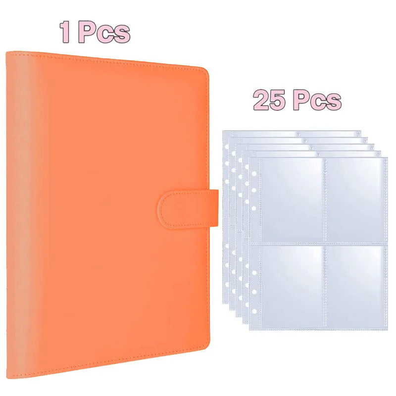 A5 Trading Card Binder – 4 Pocket Ring Album