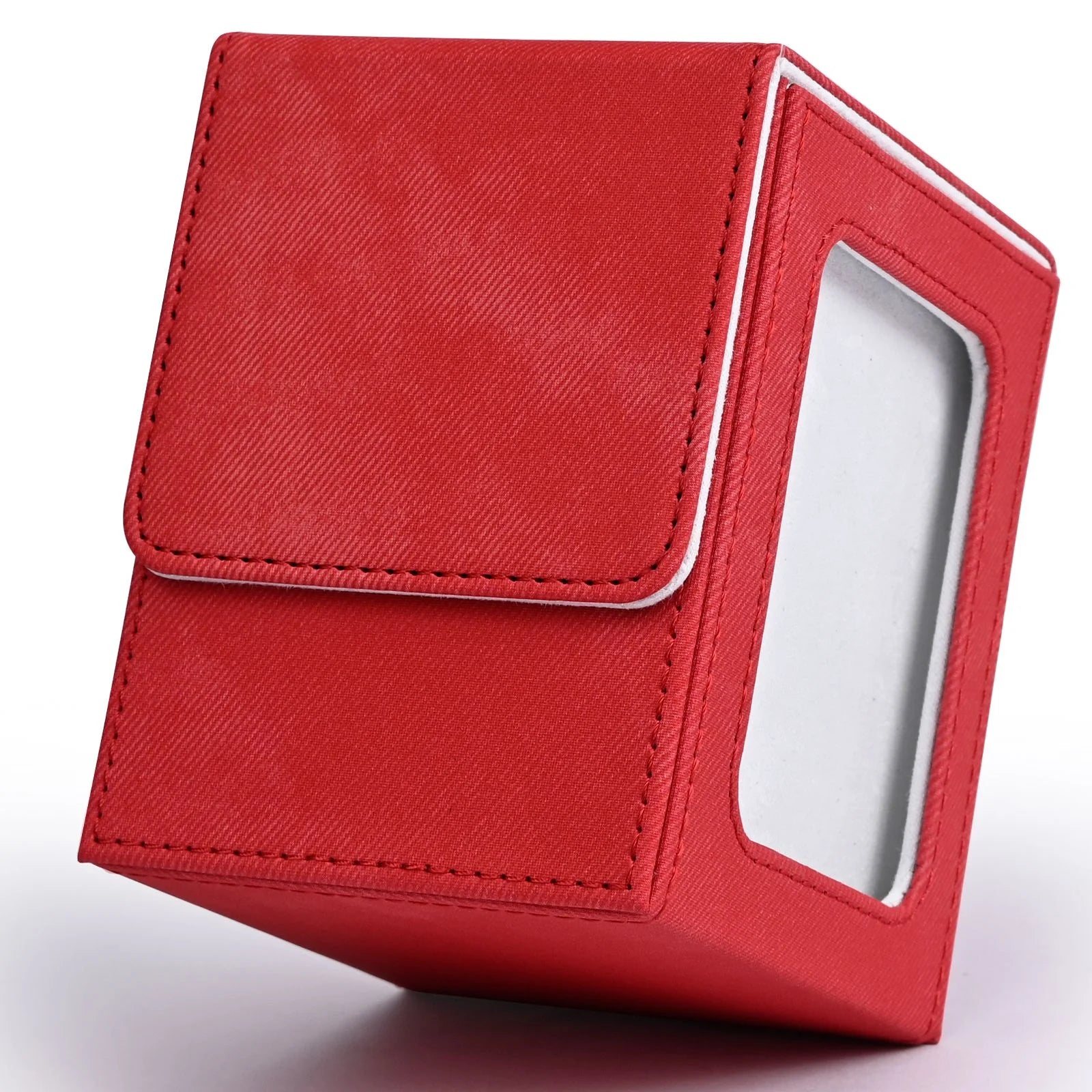 Premium Deck Box with Display Window – Holds 120+ Sleeved Cards