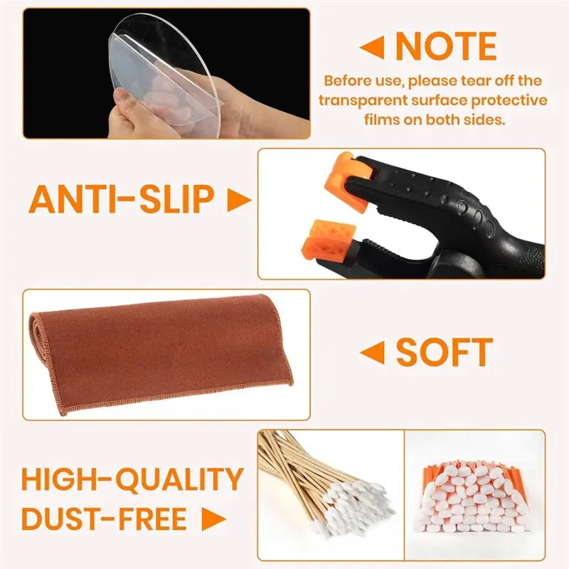166-Piece Trading Card Cleaning & Flattening Kit – Complete Collector Care Set