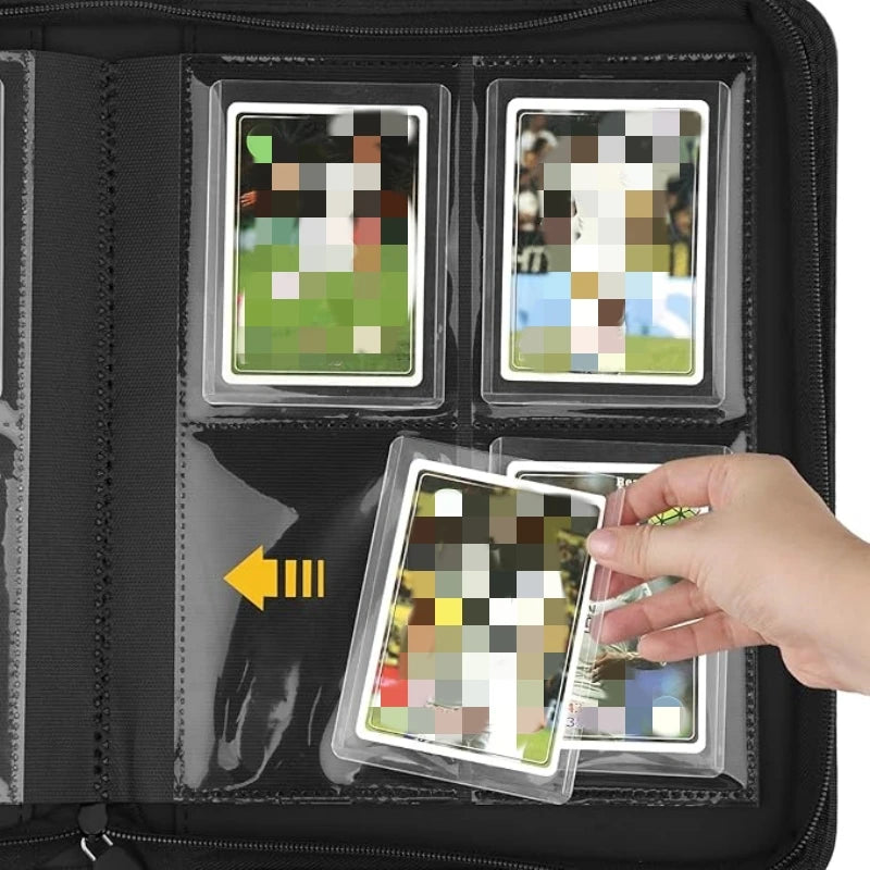 Premium 4-Pocket Toploader Binder – Holds 160 Cards