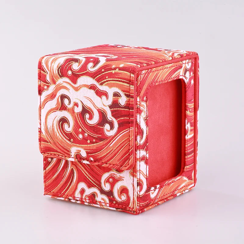 Premium Magnetic Deck Box with Display Window for 120+ Sleeved Trading Cards