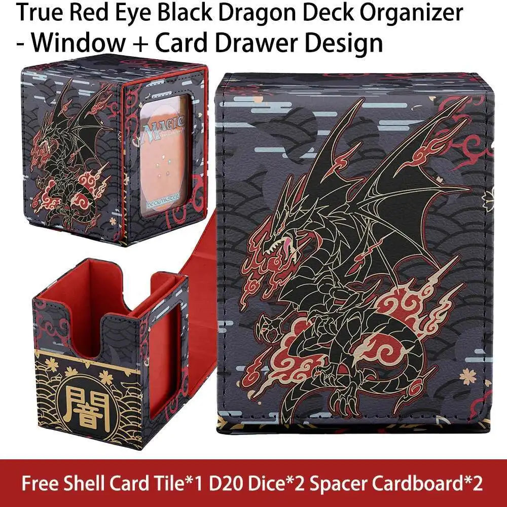 Premium Windowed Deck Box for 100+ Sleeved Trading Cards