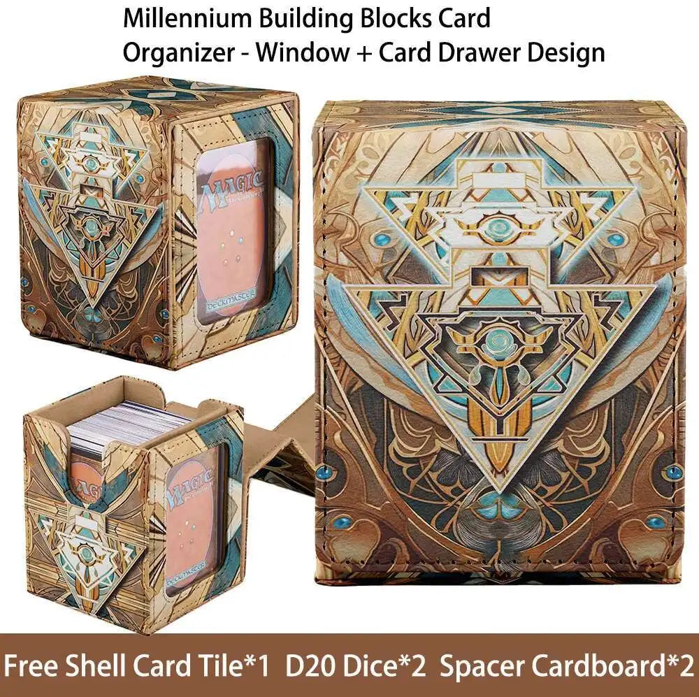 Premium Windowed Deck Box for 100+ Sleeved Trading Cards