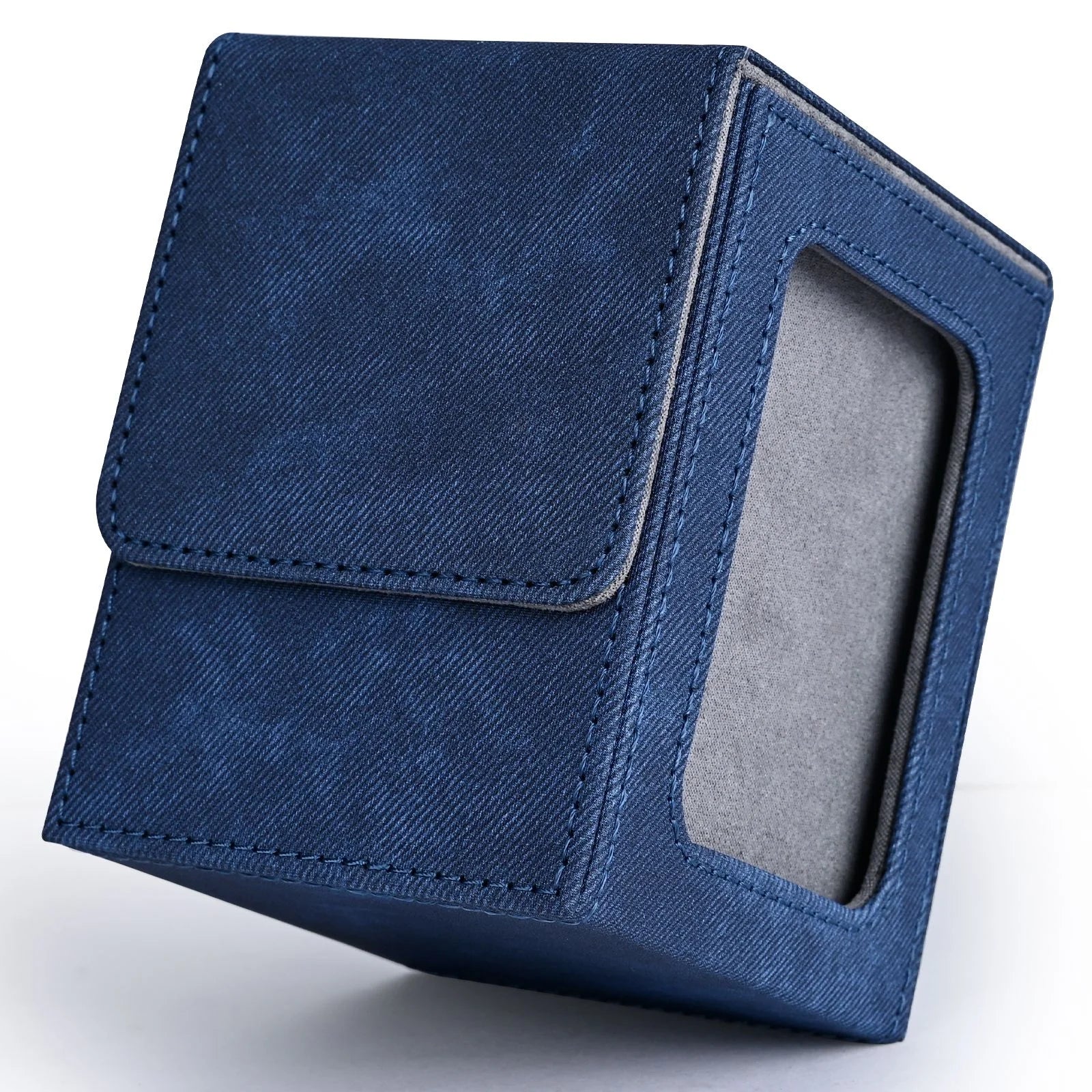 Premium Deck Box with Display Window – Holds 120+ Sleeved Cards