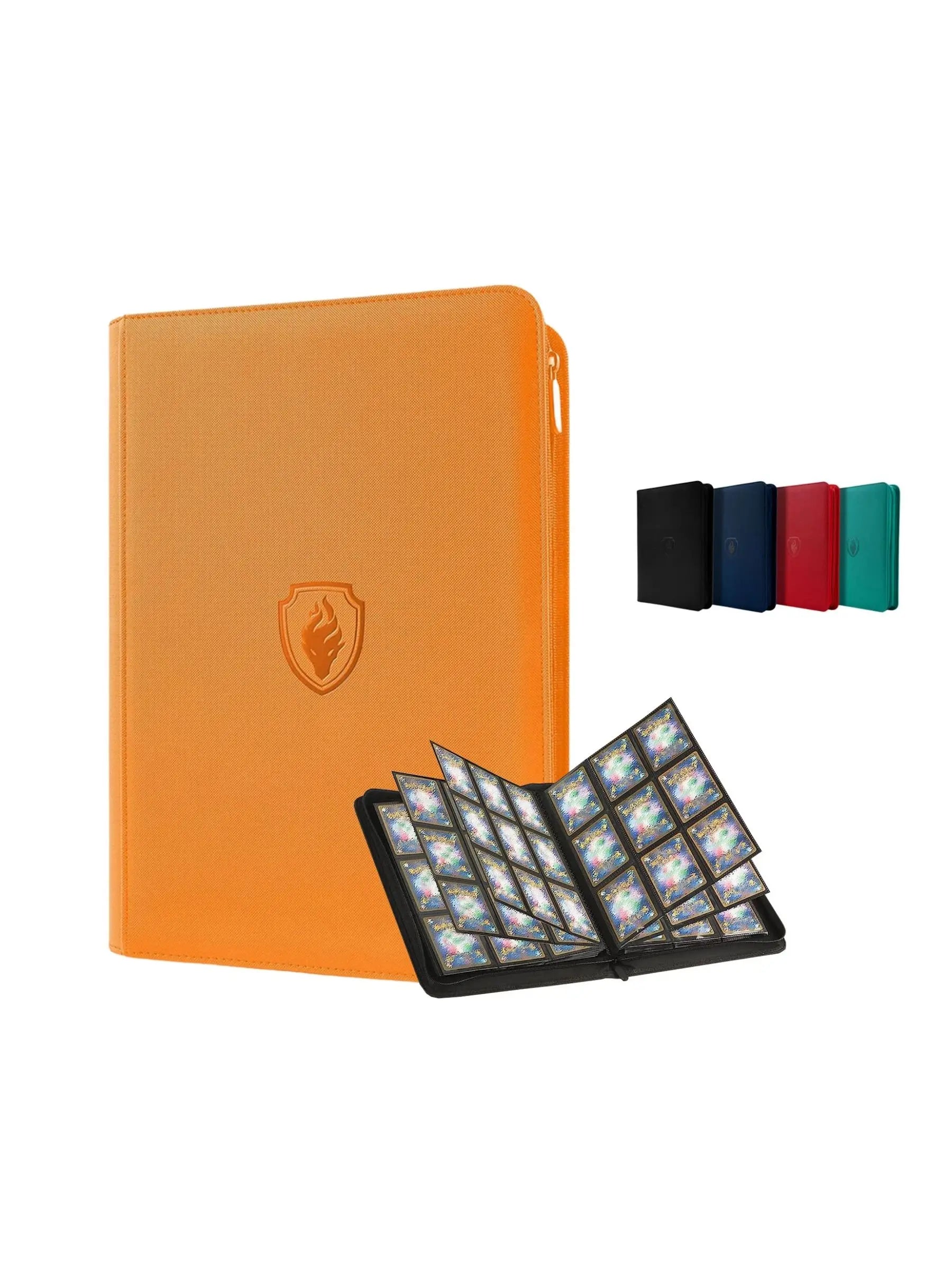 Premium 9 Pocket Trading Card Binder – 360 Card Zip Album