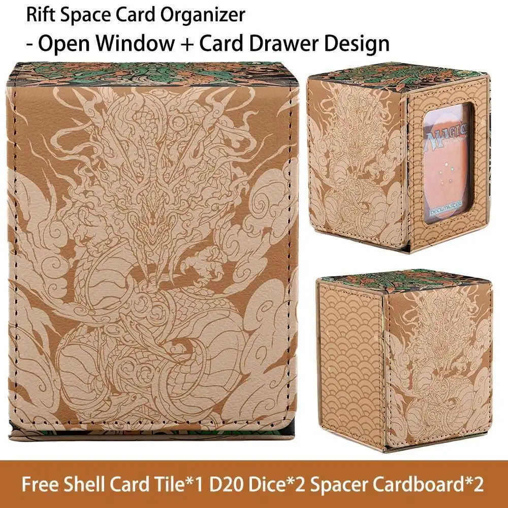Premium Windowed Deck Box for 100+ Sleeved Trading Cards