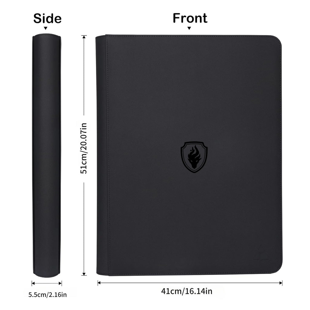 Premium 16-Pocket Toploader Binder – Holds 640 Cards