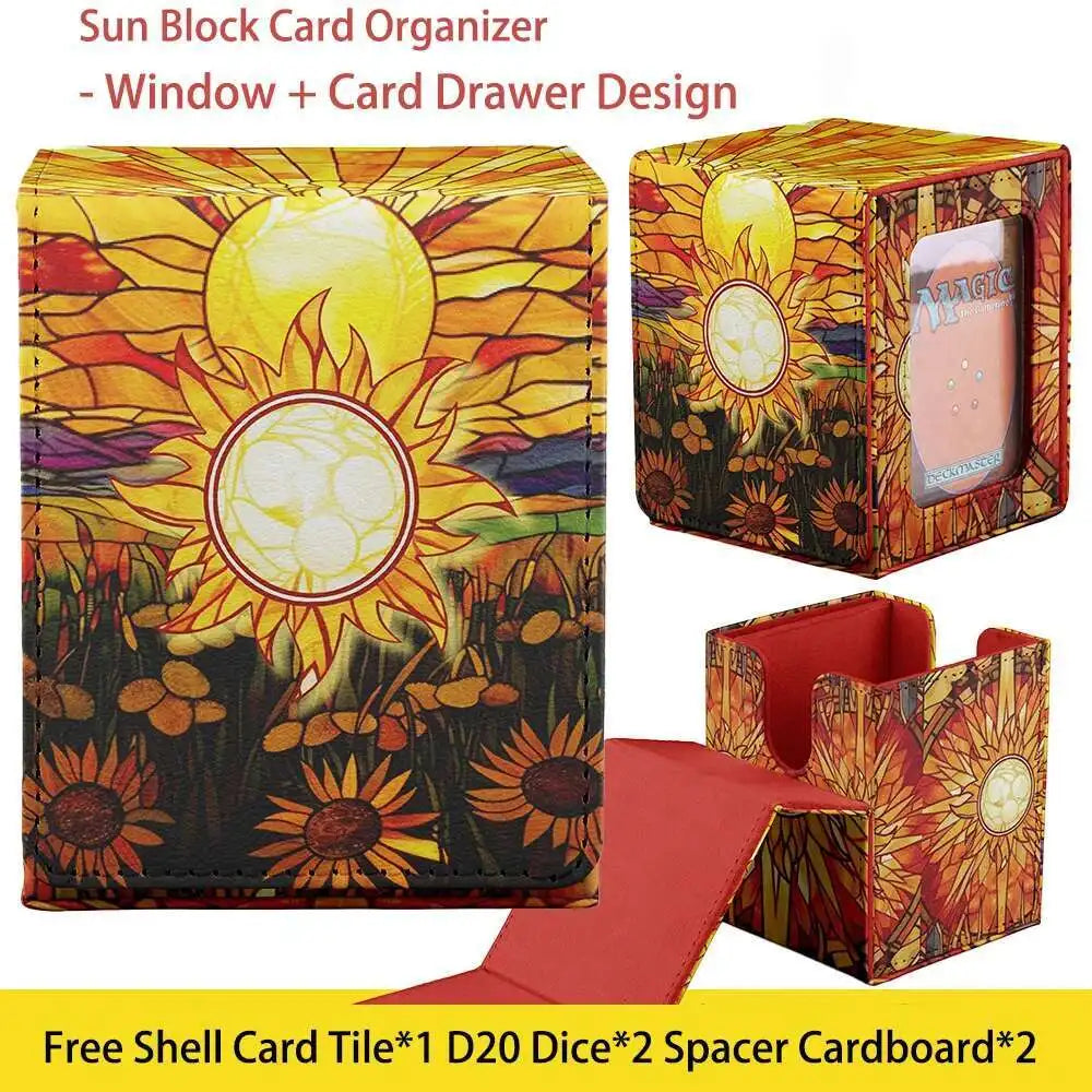 Premium Windowed Deck Box for 100+ Sleeved Trading Cards