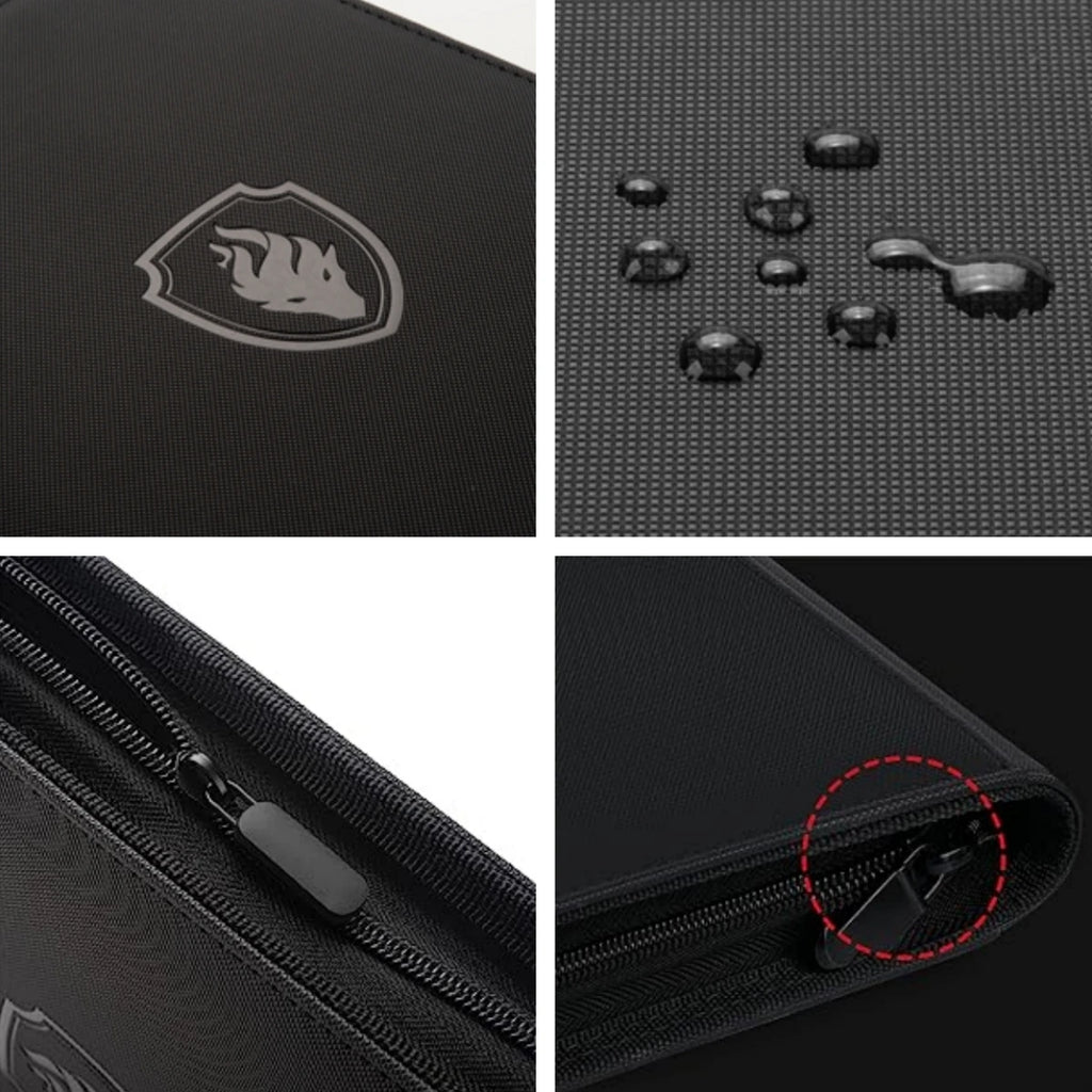 Premium 9 Pocket Trading Card Binder – 360 Card Zip Album