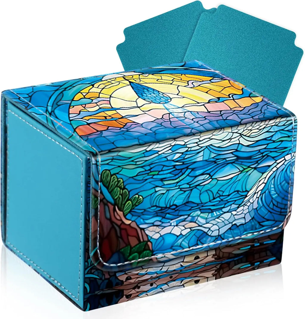 Premium Magnetic Deck Box for 120+ Sleeved Trading Cards