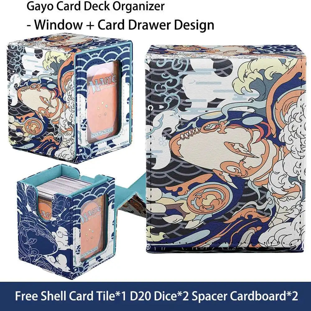 Premium Windowed Deck Box for 100+ Sleeved Trading Cards