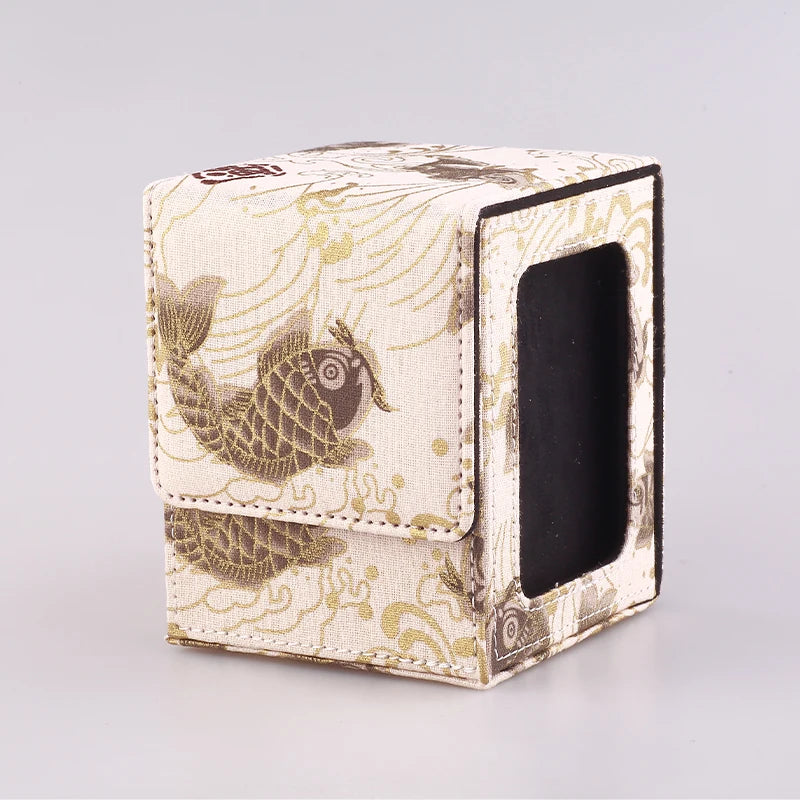Premium Magnetic Deck Box with Display Window for 120+ Sleeved Trading Cards