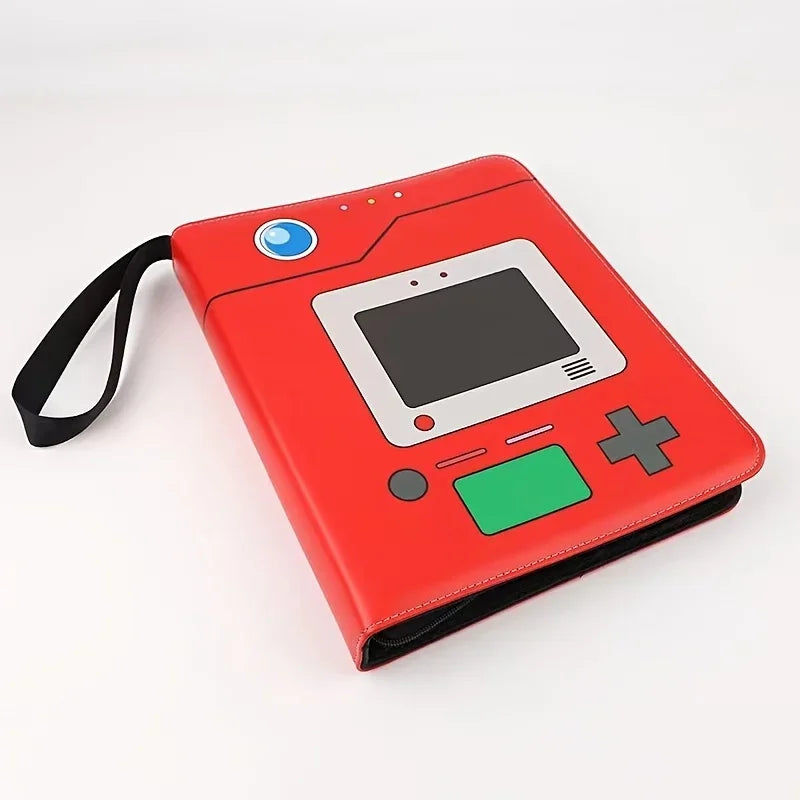 Retro Handheld Trading Card Binder – 400 Pocket Album