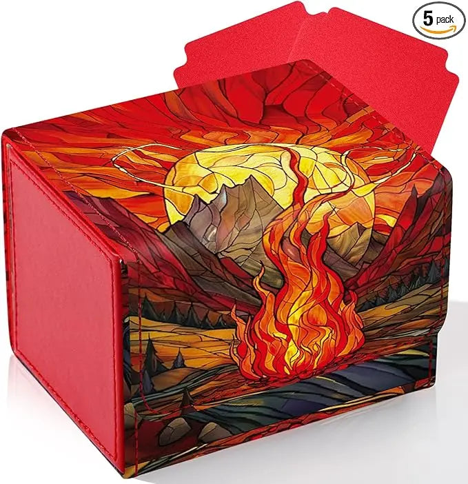 Premium Magnetic Deck Box for 120+ Sleeved Trading Cards
