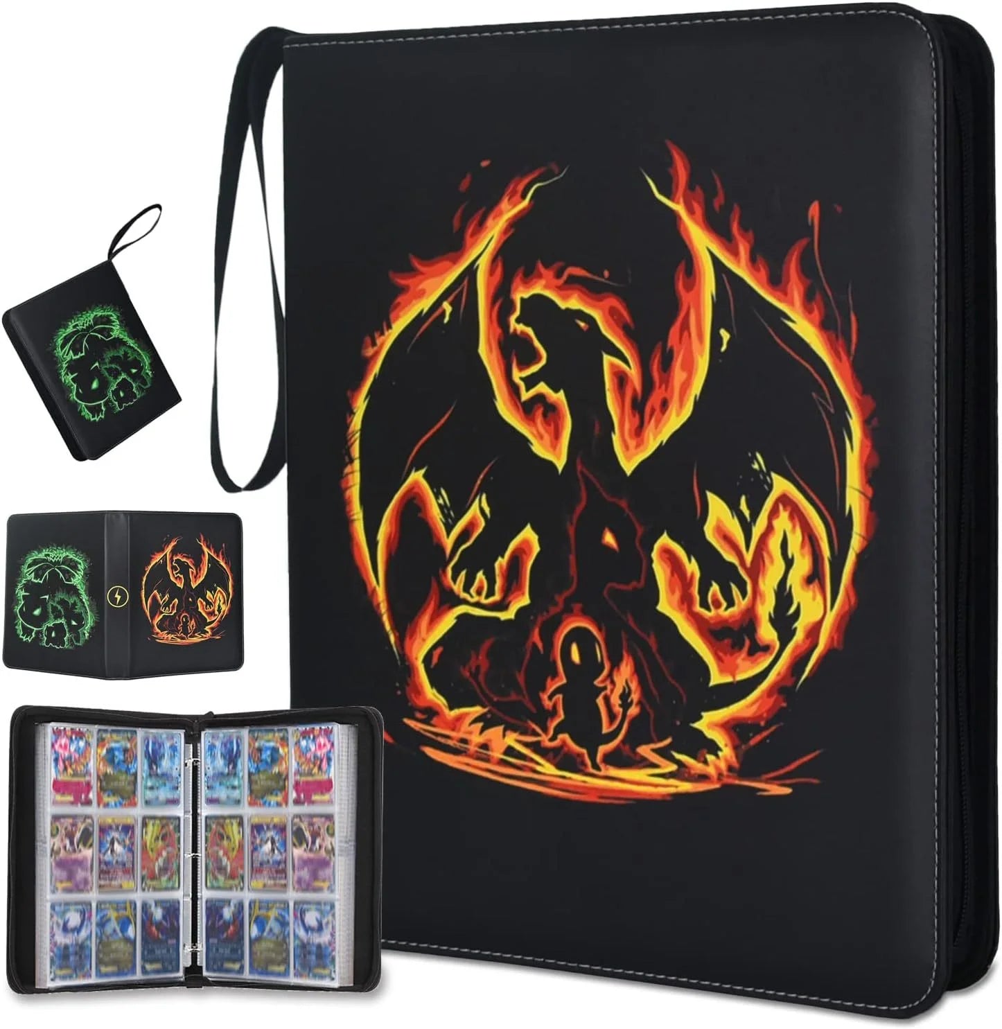 Inferno Edition Trading Card Binder – Premium Zip Album