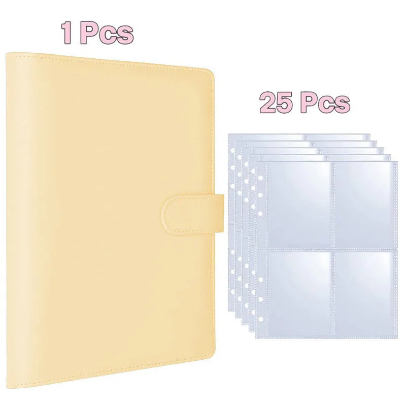 A5 Trading Card Binder – 4 Pocket Ring Album