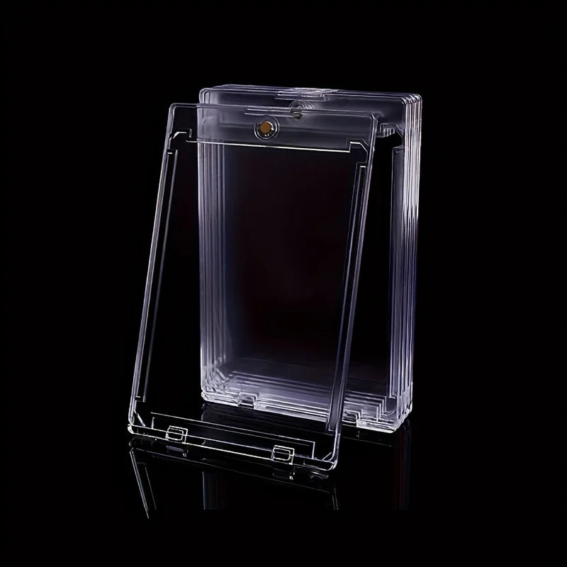 35PT Magnetic Card Holders (10-Pack) – Premium UV-Protected One-Touch Cases