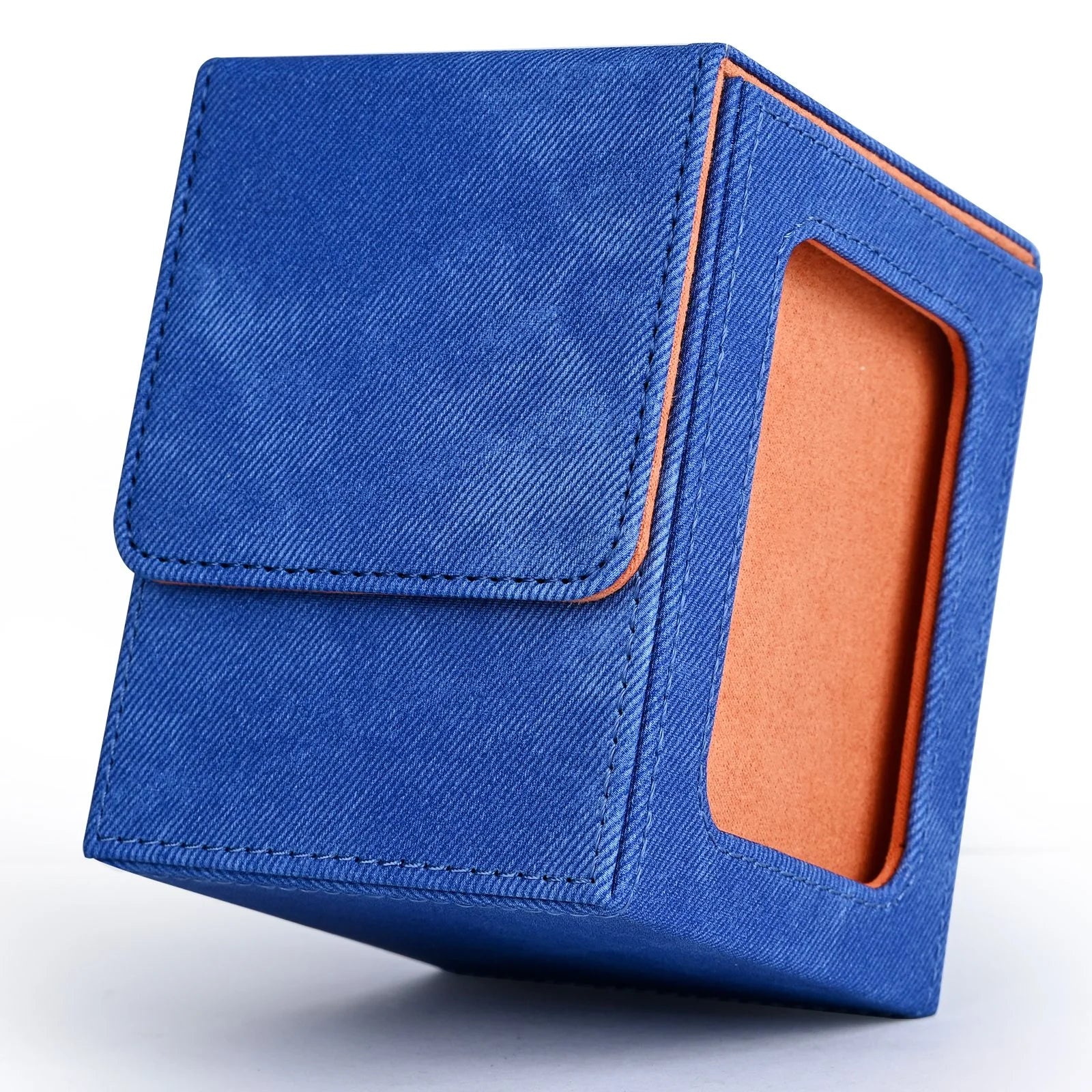 Premium Deck Box with Display Window – Holds 120+ Sleeved Cards