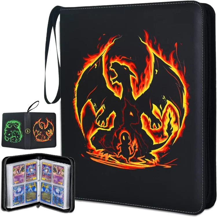 Inferno Edition Trading Card Binder – Premium Zip Album