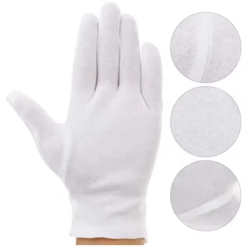 Collector Cotton Inspection Gloves – Fingerprint-Free Card Handling