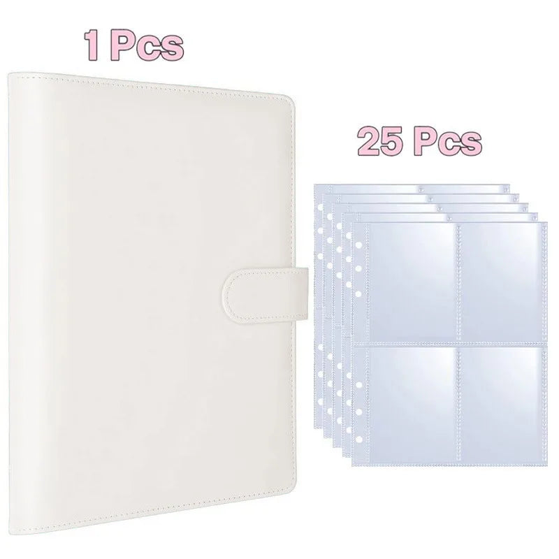 A5 Trading Card Binder – 4 Pocket Ring Album