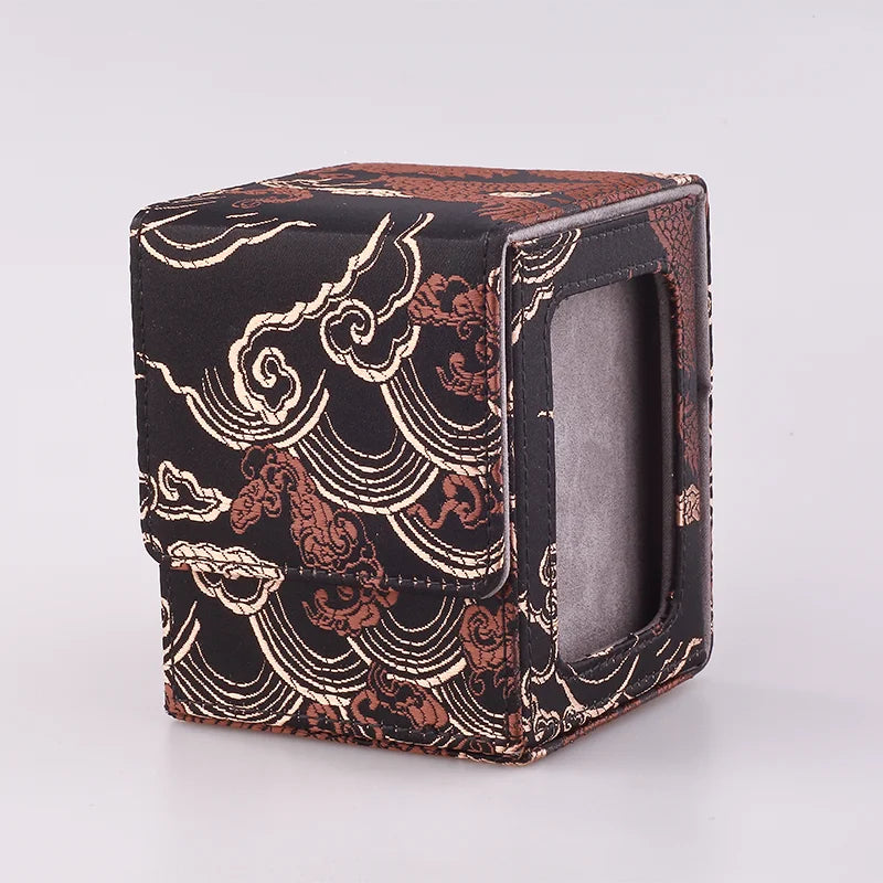 Premium Magnetic Deck Box with Display Window for 120+ Sleeved Trading Cards