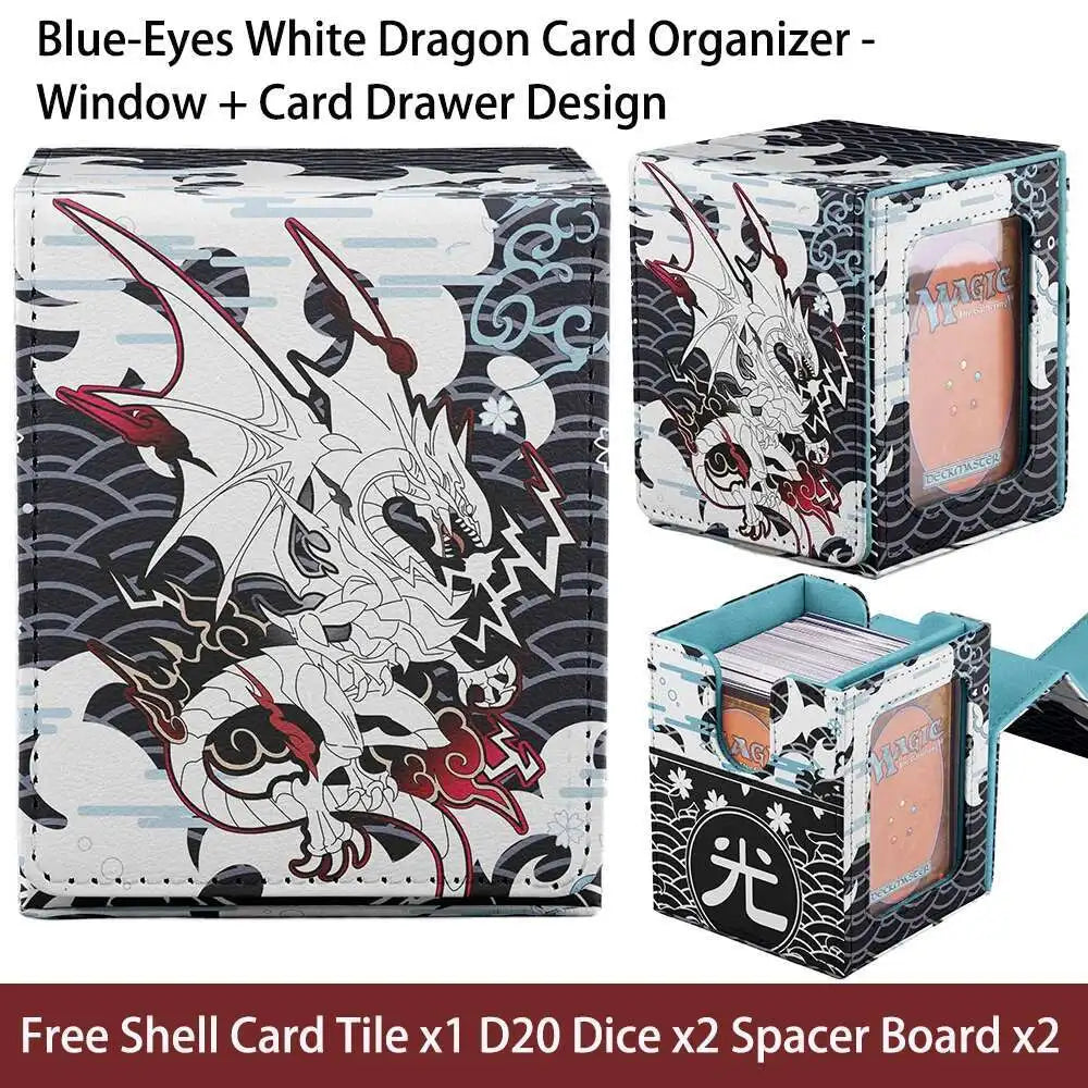 Premium Windowed Deck Box for 100+ Sleeved Trading Cards