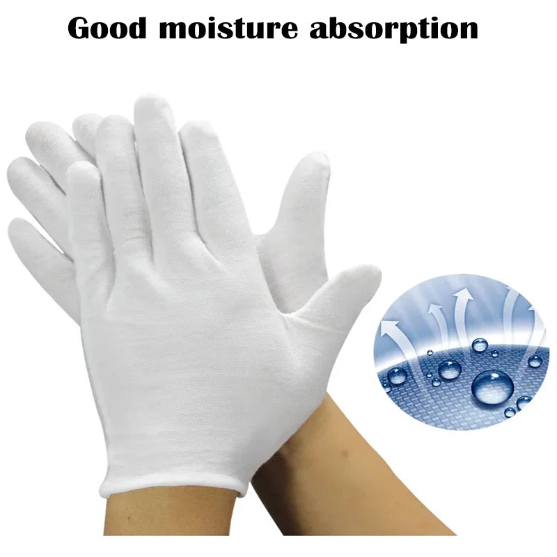 Collector Cotton Inspection Gloves – Fingerprint-Free Card Handling