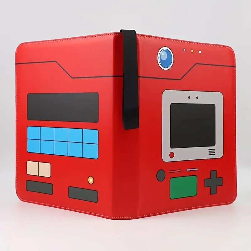 Retro Handheld Trading Card Binder – 400 Pocket Album
